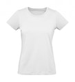 Dames T-shirt B&C Inspire Plus TW049 White